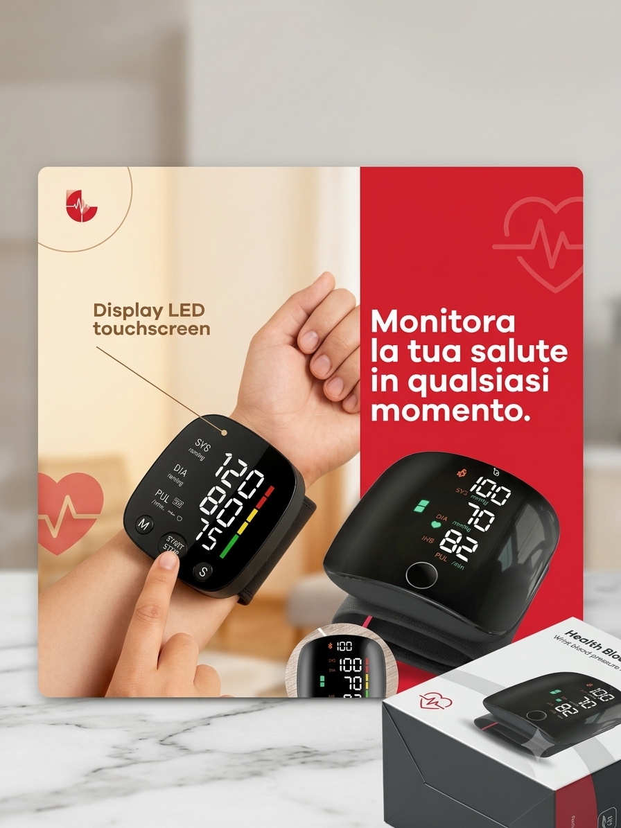 Misuratore di Pressione da Polso
